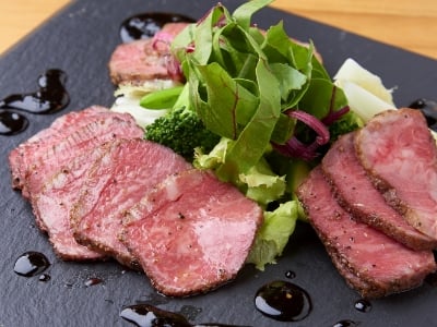 A5ランクの黒毛和牛肉の内もも肉のローストビーフの特徴
